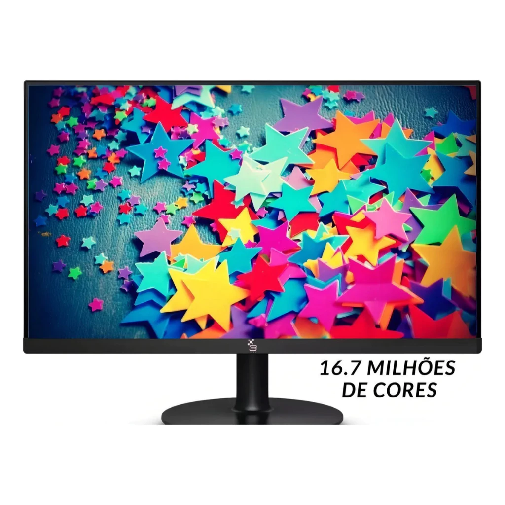 Monitor 19.5 Led 3green M195whd 75hz Hdmi Preto - Imagem 6