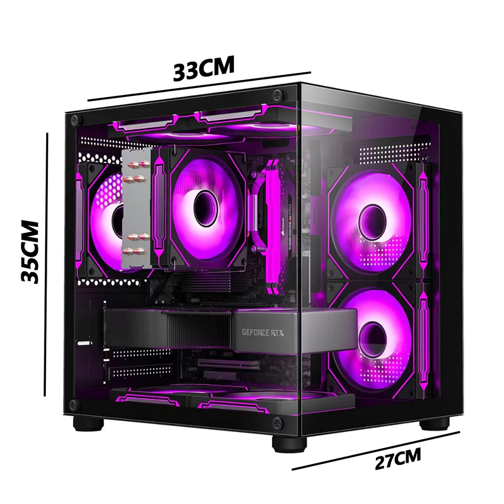 Gabinete Gamer Aquário em Vidro Com 4 Fans RGB GB1796 - Imagem 7