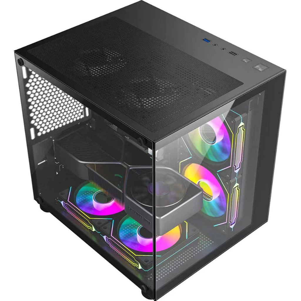 Gabinete Gamer Aquário em Vidro Com 4 Fans RGB GB1796 - Imagem 10